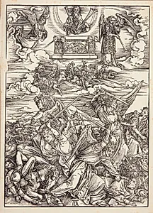 De fire morderengle fra Eufrat by Albrecht Dürer