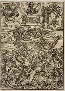 De fire morderengle fra Eufrat by Albrecht Dürer