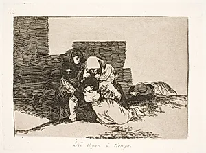 De kom for sent (52) by Francisco de Goya