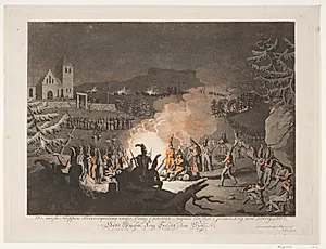 De norske troppers bivouacquering under prints Christian Augusts anförsel i seeneste krig med Sverrig, 1808