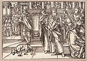 De romerske kvinder kræver, at Lex Oppia-loven ophæves by Tobias Stimmer