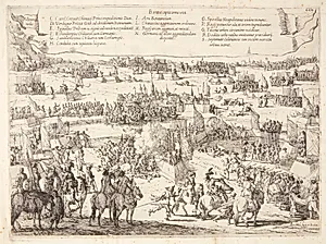 De Tassis og prinsen af Chimays erobring af Bonn by Jan Miel