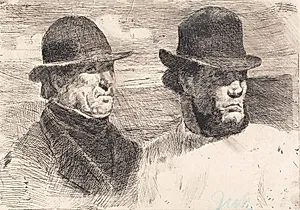 "De to fyrkarle" by Hans Nikolaj Hansen