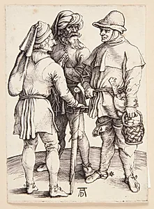 De tre bønder by Albrecht Dürer