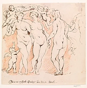 De tre Gratier by Willem Panneels