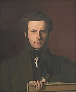 Dekorationsmaler Georg Christian Hilker by Christen Købke