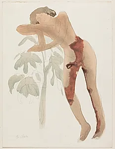"Demain, si les génies veulent bien m'accorder la grâce que j'aie une femme, à ce gibet ... j'en ferain un homme ..." by Auguste Rodin