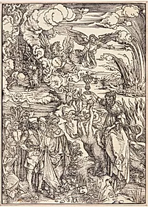 Den babylonske skøge by Albrecht Dürer