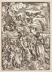 Den babylonske skøge by Albrecht Dürer