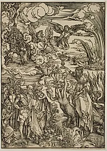 Den babylonske skøge by Albrecht Dürer