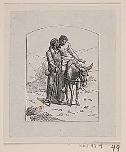Den barmhjertige samaritan by Waldemar Bøhme