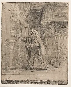 Den blinde Tobias by Rembrandt van Rijn