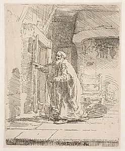 Den blinde Tobias by Rembrandt van Rijn
