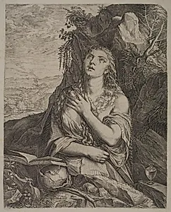 Den bodfærdige Magdalene by Cornelis Cort