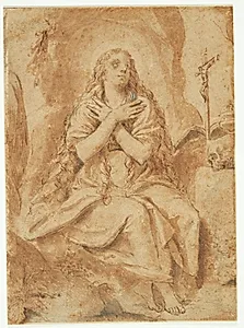 Den bodfærdige Magdalene by Ubekendt
