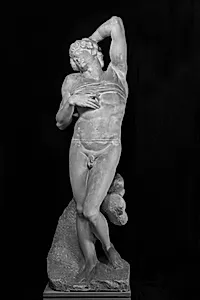 Den døende fange by Michelangelo Buonarroti