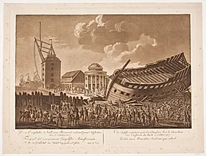 Den engelske nations skændsel udøvet på Nyholm d. 17. oktober 1794 by Georg Haas