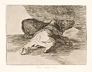 Den får noget ud af det! (40) by Francisco de Goya
