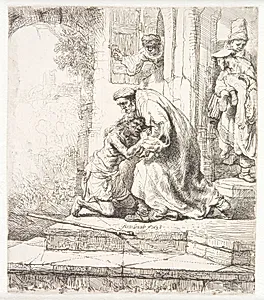 Den fortabte søns hjemkomst by Rembrandt van Rijn