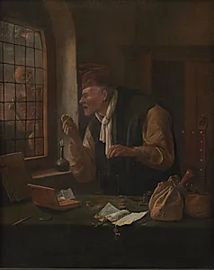 Den gerrige by Jan Steen