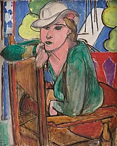 Den grønne bluse by Henri Matisse