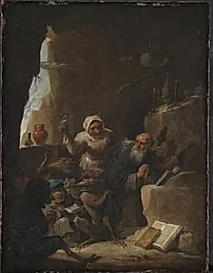 Den hellige Antonius' fristelser by David Teniers (II)