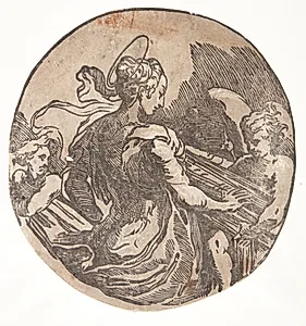 Den hellige Cæcilie by Antonio da Trento