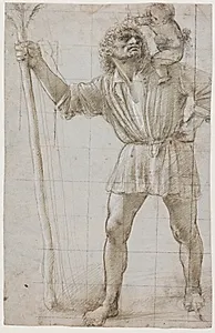 Den hellige Christophorus by Donato Bramante
