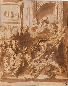 Den hellige Erasmus' martyrium (?)