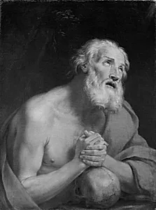 Den hellige Hieronymus by Domenichino