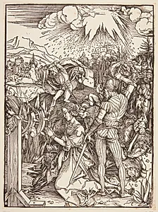 Den hellige Katarinas martyrie by Albrecht Dürer