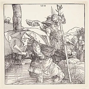 Den hellige Kristoffer by Albrecht Dürer