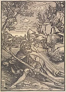 Den hellige Kristoffer by Lucas Cranach (I)