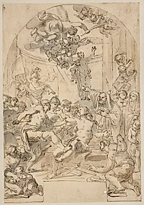 Den hellige Laurentius' martyrium