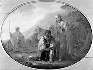 Den hellige Philip døber dronning Kandakes hofmand by Monogrammist M.S.