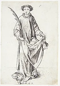 Den hellige Stefanus by Martin Schongauer