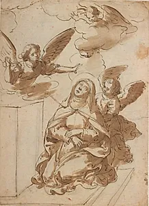 Den hellige Teresas henrykkelse by Ubekendt