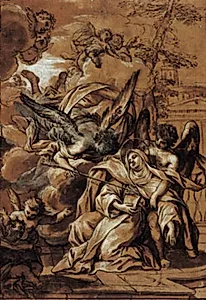 Den hellige Theresas henrykkelse by Antonio Nasini