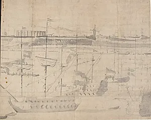 Den hollandske flåde på Københavns Red 1658