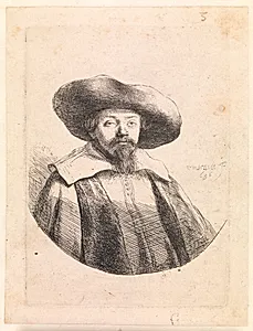 Den jødiske forfatter, Samuel Manasseh by Rembrandt van Rijn