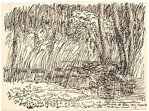 Den laa i Mosen... by Fritz Syberg