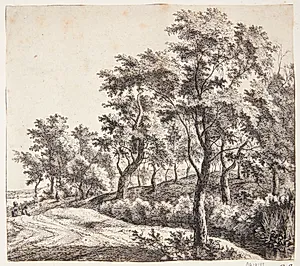 Den lille flod by Jan Hackaert
