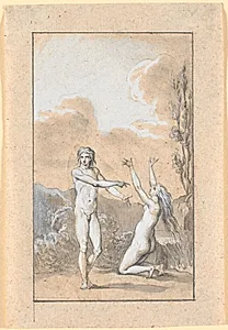 Den nyskabte Eva by Nicolai Abildgaard