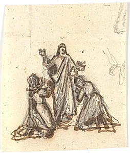 Den opstandne Kristus by Martinus Rørbye