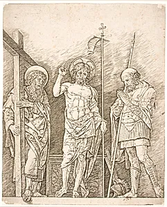 Den opstandne Kristus by Andrea Mantegna