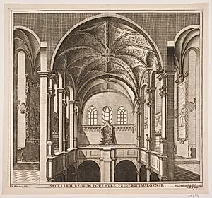 Den øvre omgang i Frederiksborg Slotskirke