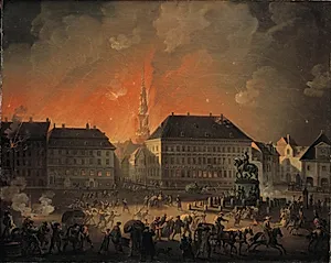 Den rædsomste Nat: Kongens Nytorv under bombardementet natten mellem 4. og 5. september 1807