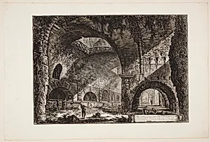 Den såkaldte Maecenas' Villa i Tivoli by Giovanni Battista Piranesi