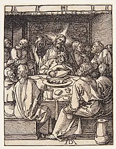 Den sidste nadver by Albrecht Dürer