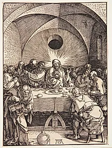 Den sidste nadver by Albrecht Dürer
